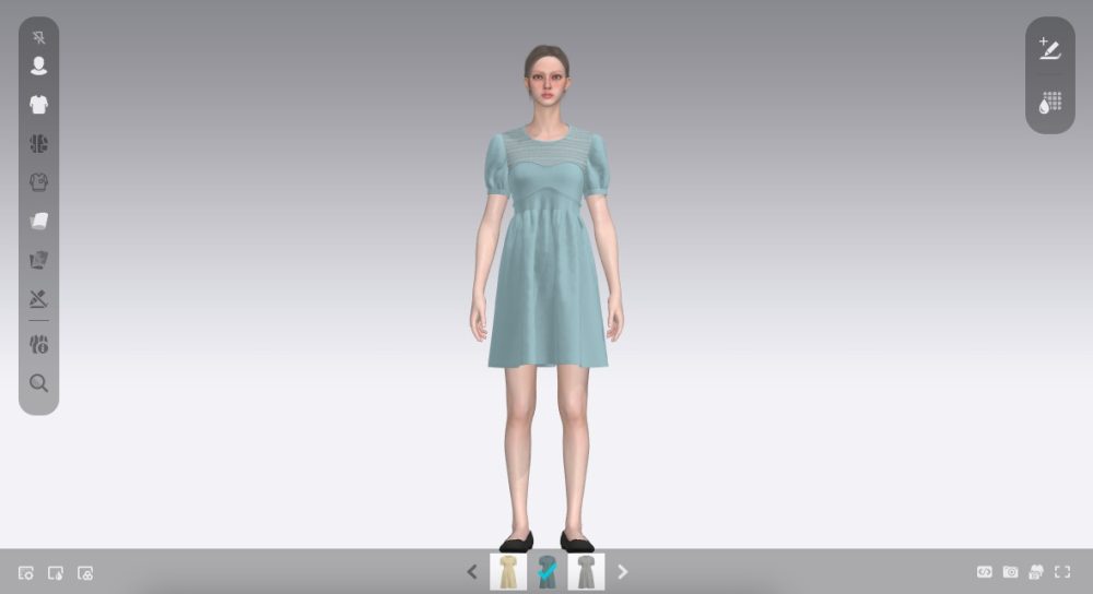 CLO Screenshot 3D Fashion Sample