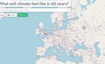 Karte zeigt Klimaveränderungen in Städten