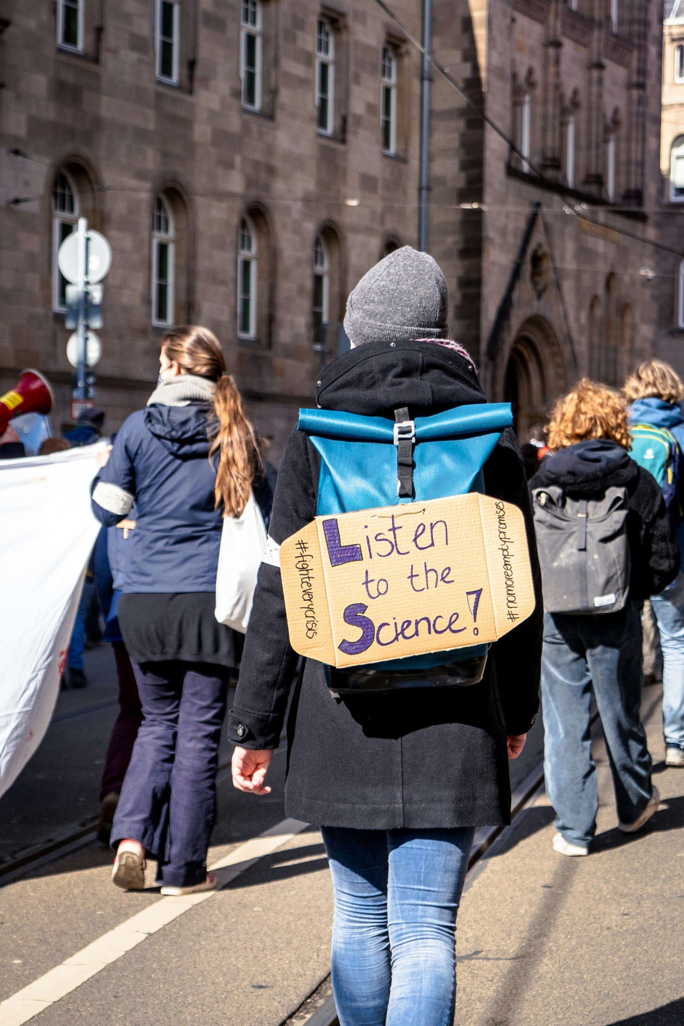 Climate strike sign